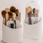 Makeup Brush Holder 360 Rotating Cosmetics Organizer