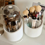 Makeup Brush Holder 360 Rotating Cosmetics Organizer